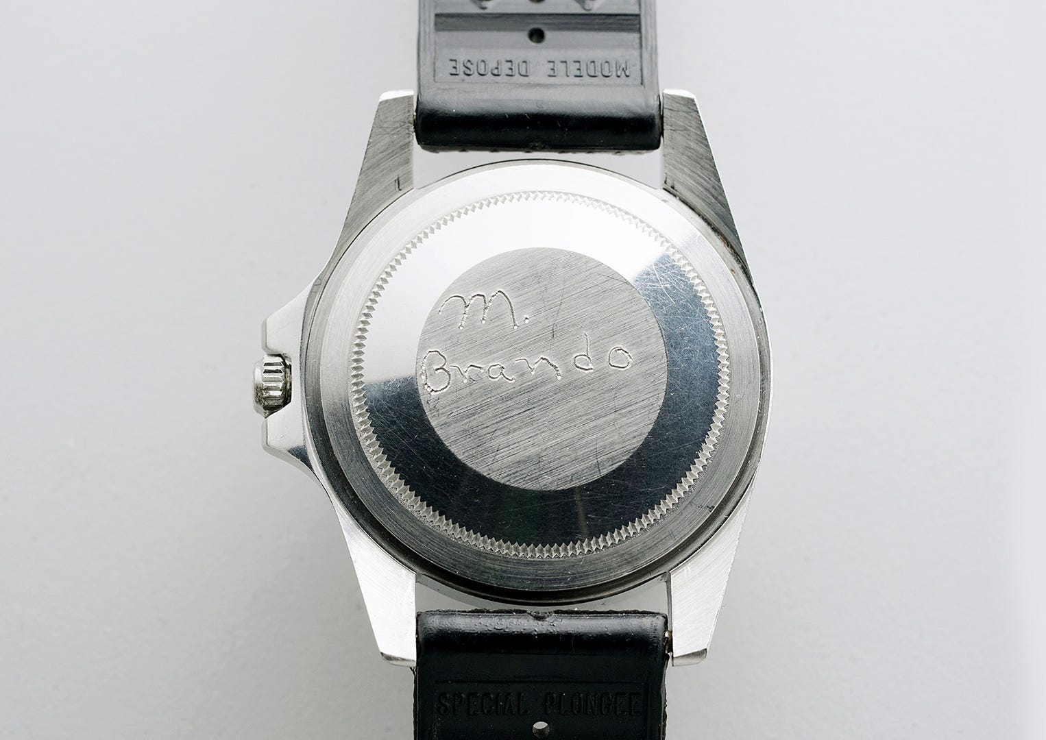 The whereabouts of Brando's own GMT was a mystery for years. Image courtesy of Phillips 