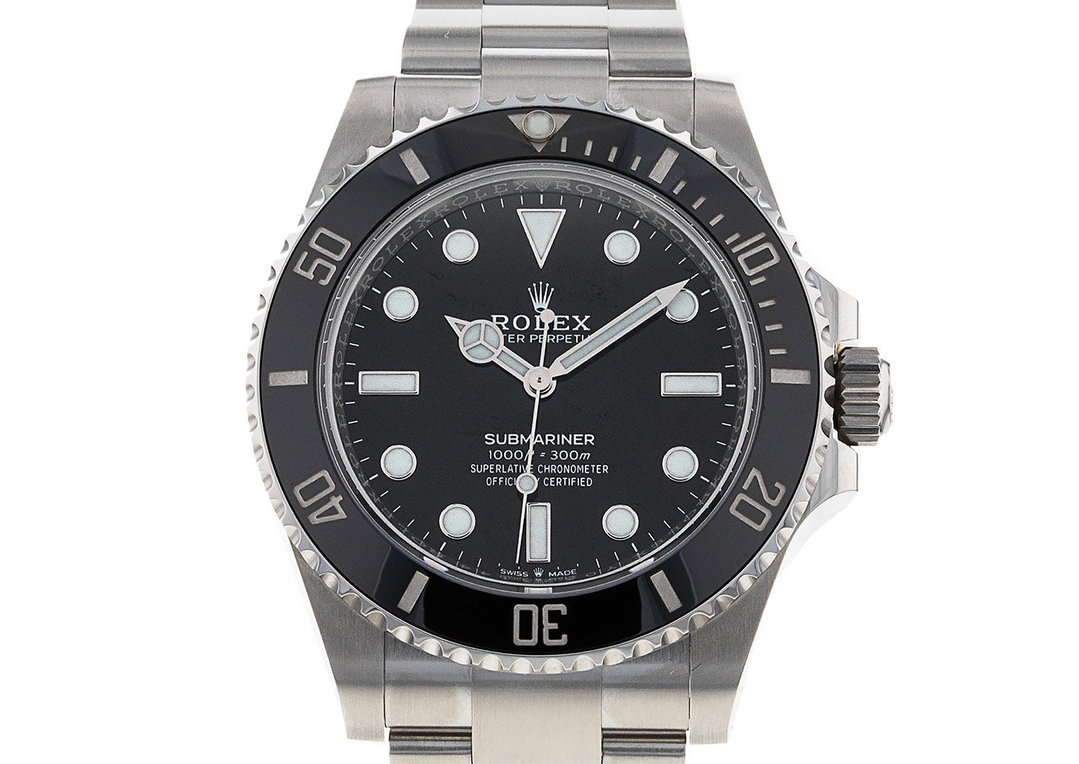 Want a more minimalist Submariner? The latest date-free model is the reference 124060