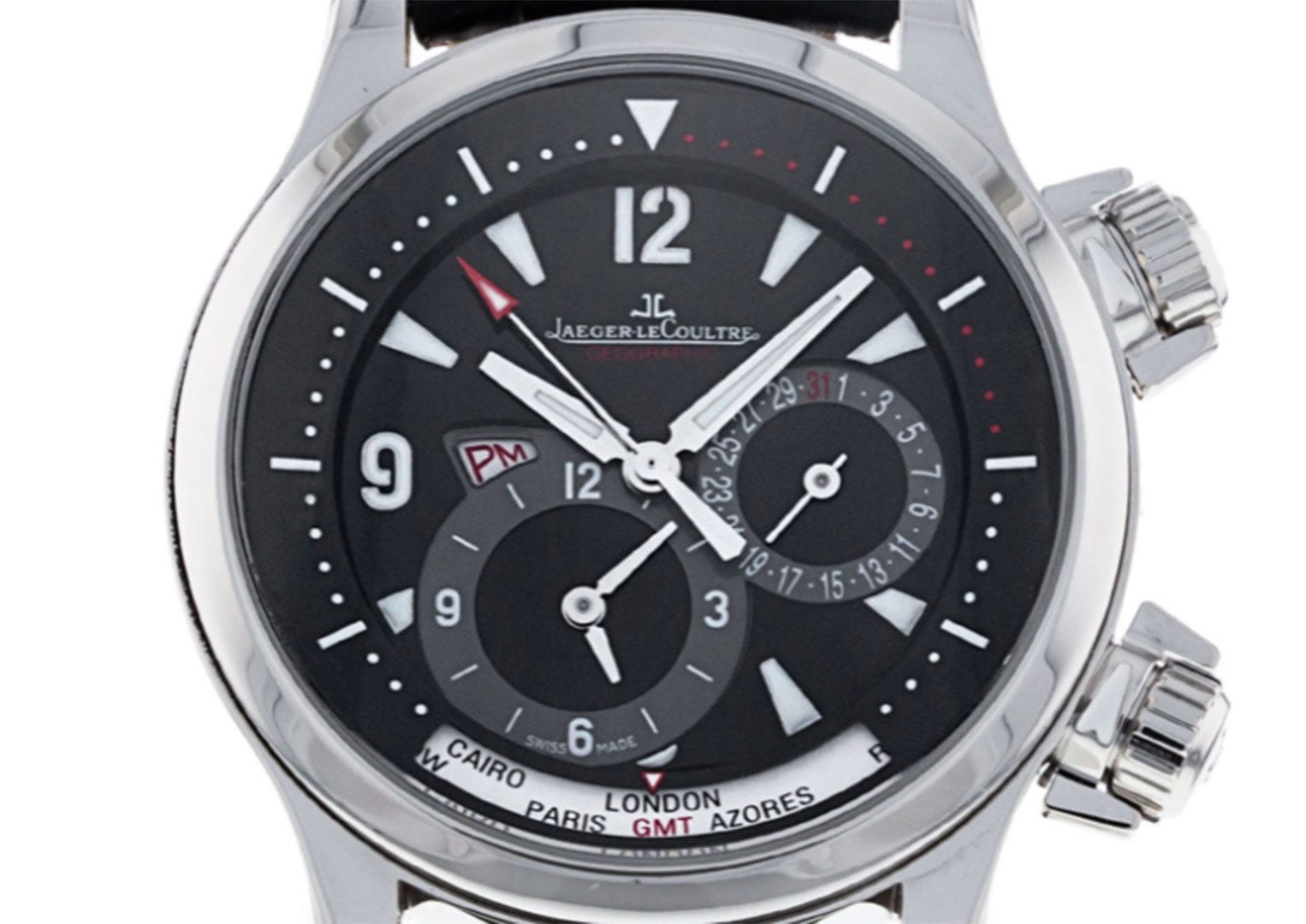 A JLC Master Compressor, similar to that often worn by French coach Didier Deschamps