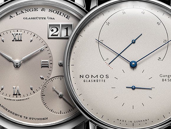 Feature: Nomos vs A. Lange & Söhne